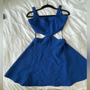 BCBGMAXAZRIA Blue mini dress, worn once